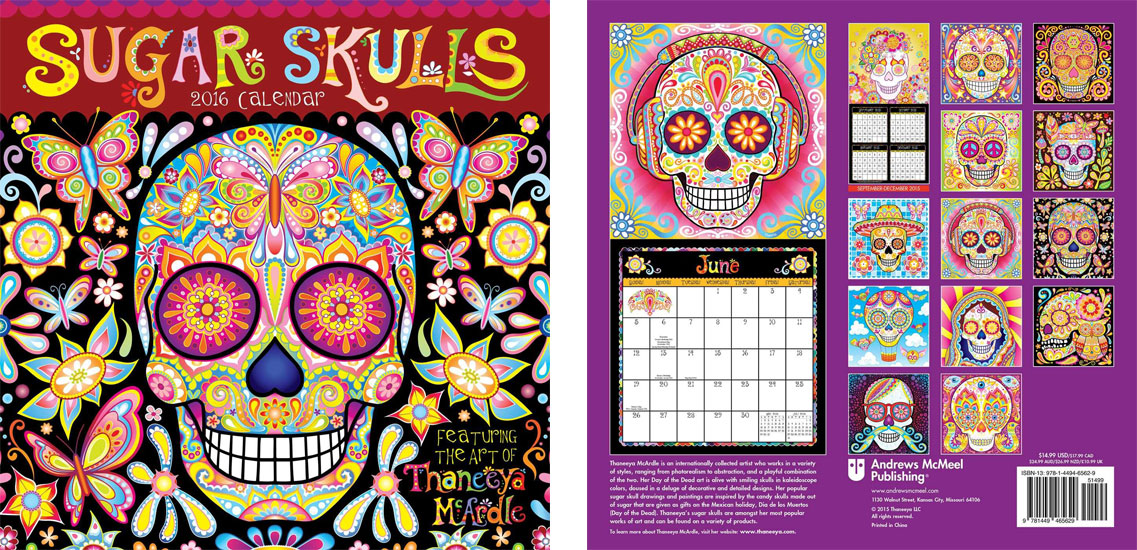 2016 Sugar Skulls Calendar by Thaneeya McArdle