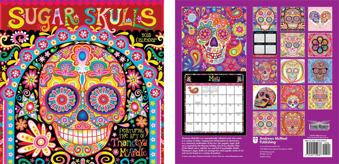 2015 Sugar Skulls Calendar by Thaneeya