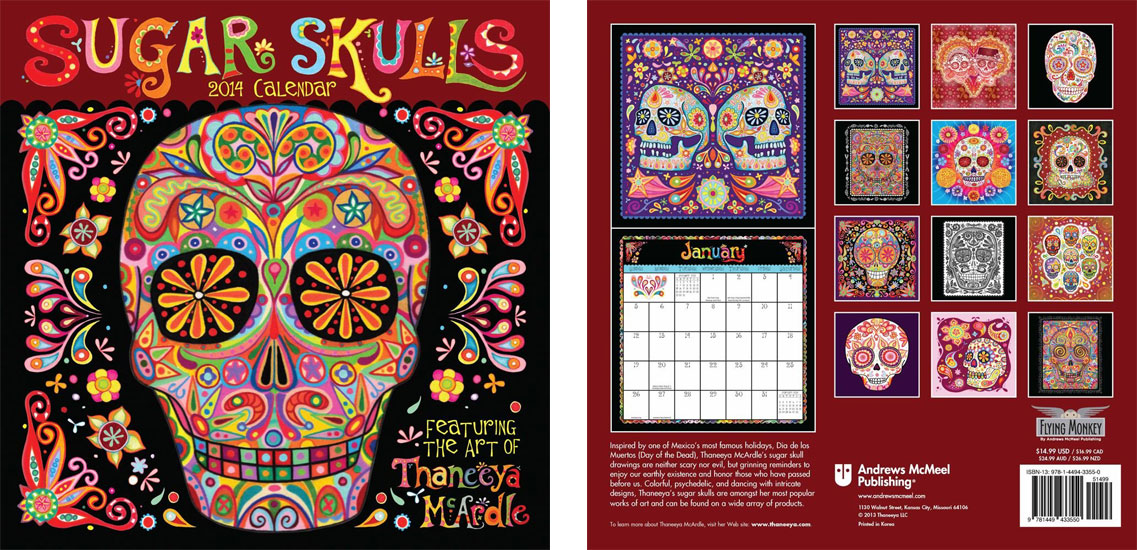 2014 Sugar Skulls Calendar by Thaneeya McArdle