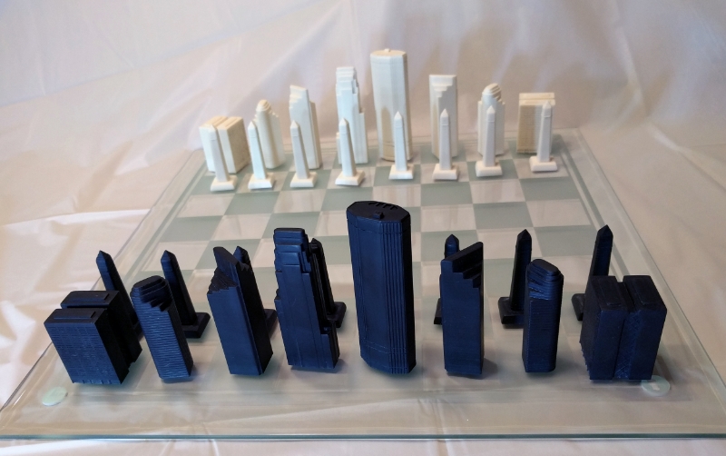 The Finished Chess Set