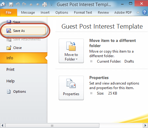 Microsoft Outlook Email Templates Free