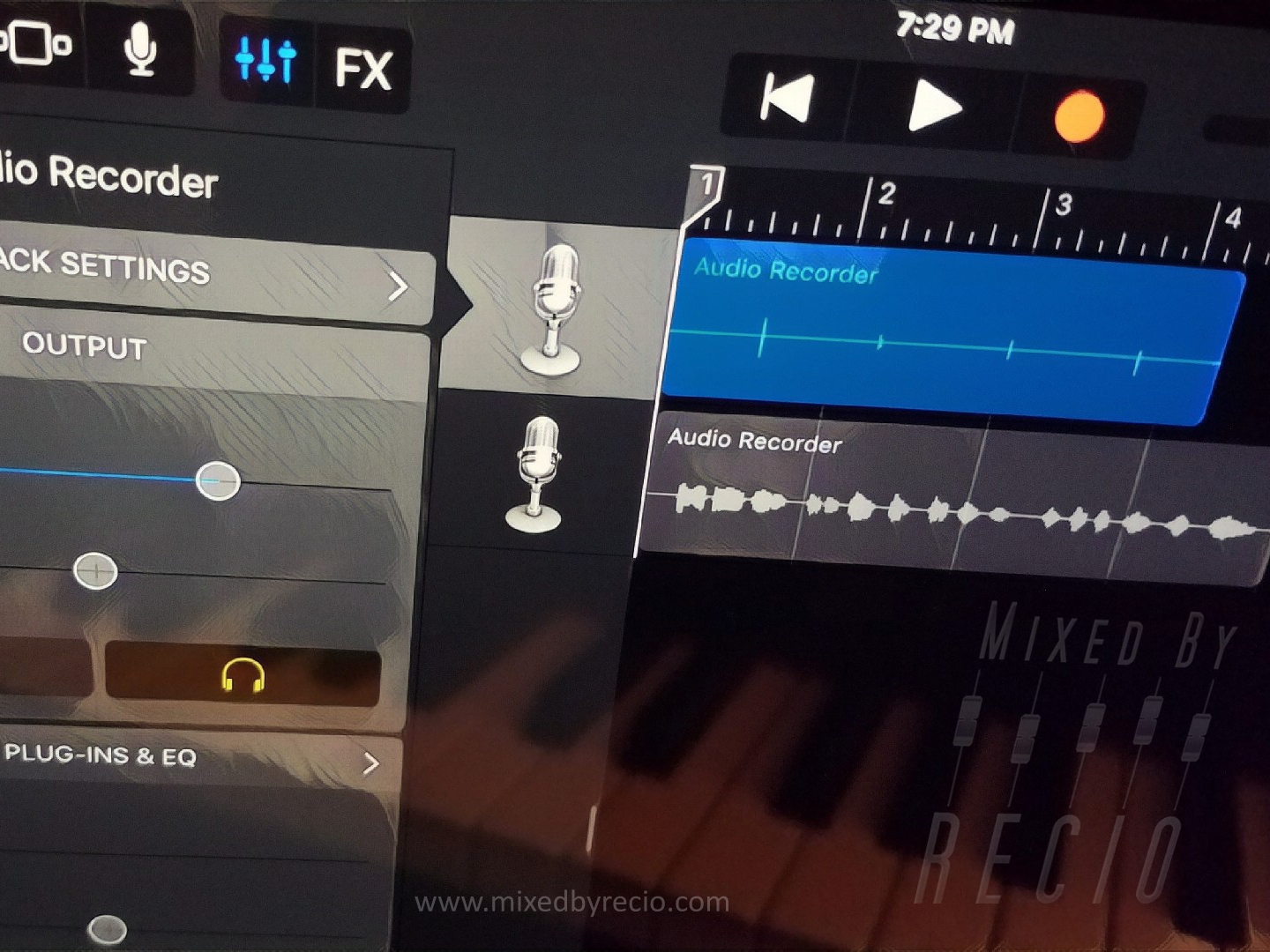 how to bounce track in garageband