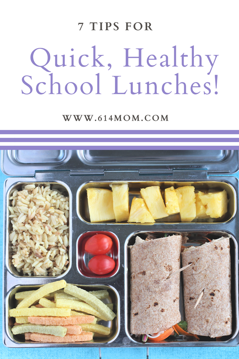 7 Tips for Quick, Healthy School Lunches!