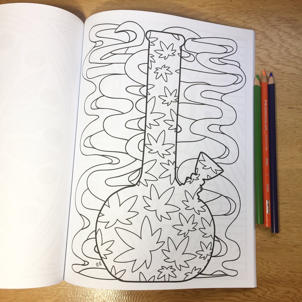 Color Me Cans Stoner Coloring Book Perfect Gift