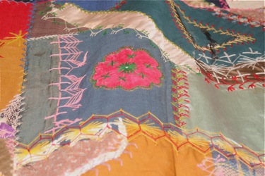 Victorian CRazy Quilt Embroidered Quilt Blocks  20-8 Inch Blocks
