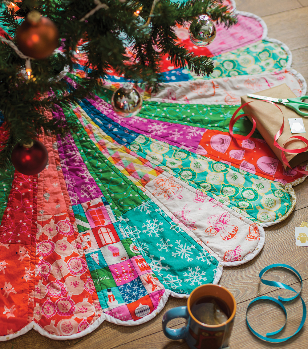 Giant Dresden Christmas Tree Skirt — Carrie Actually by Carrie Merrell