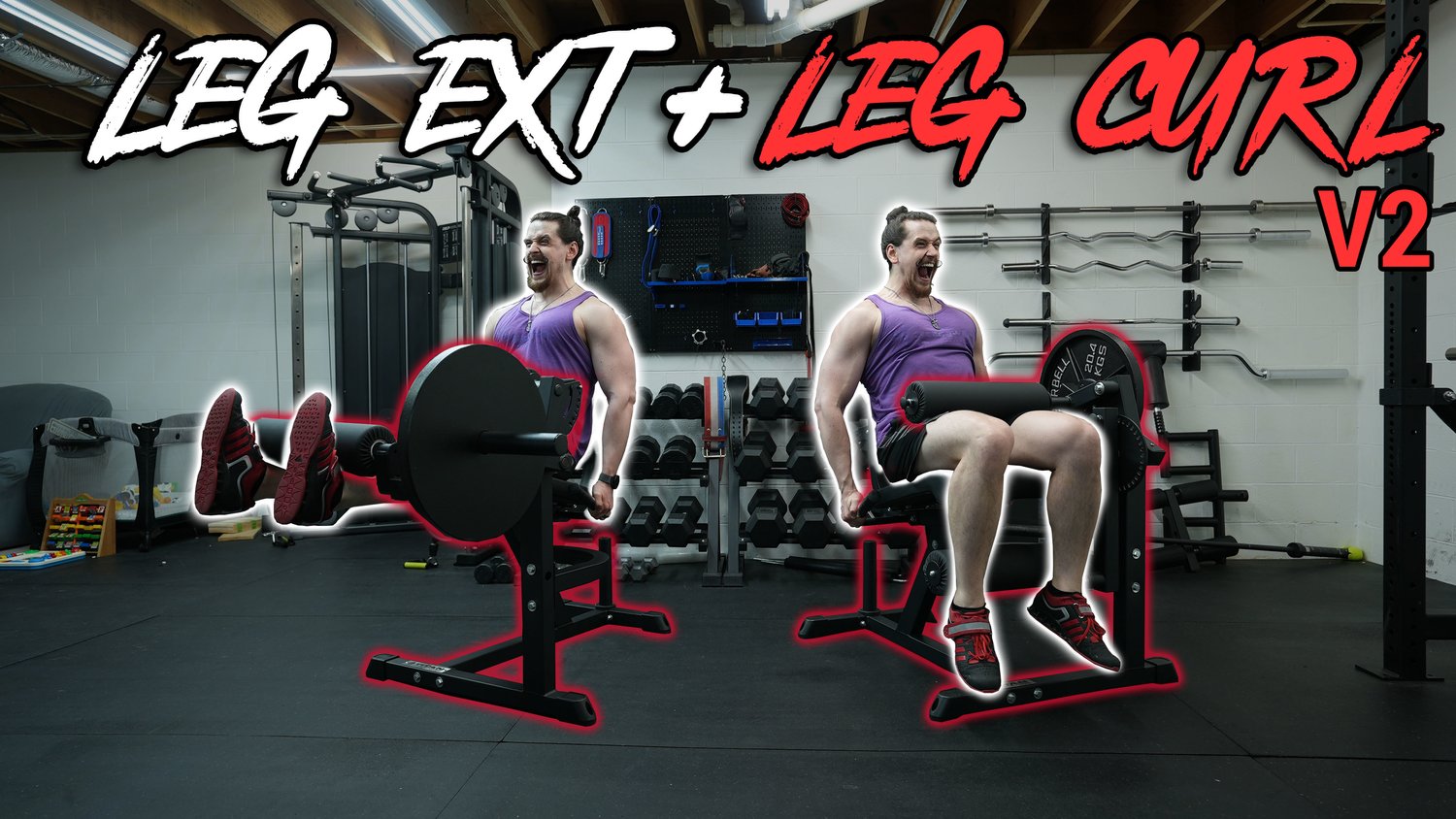 BEST Budget Leg Extension Leg Curl Machine - Titan Fitness Leg ...