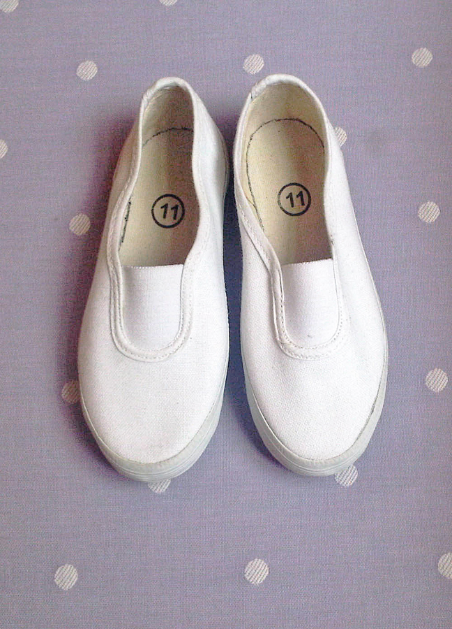 White Plimsolls - Shop Online for our 