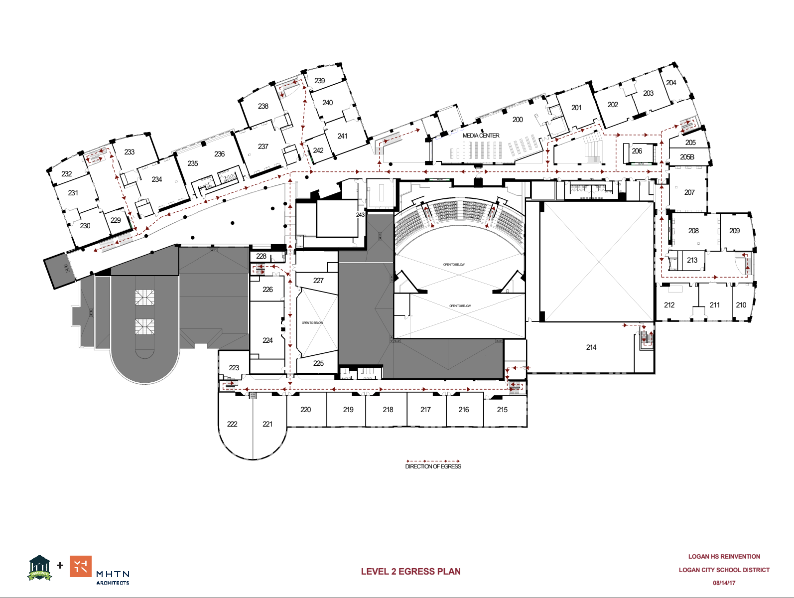 Map of the 2nd floor.