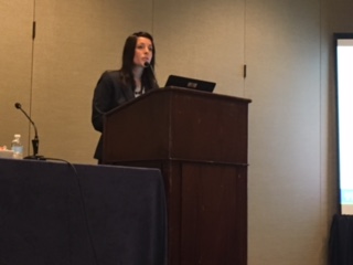  Rinad Beidas presenting during the panel session "Towards causal theory in implementation science: The next frontier" at the 10th Annual Conference on the Science of Dissemination and Implementation in Health in Arlington, VA in December 2017. 
