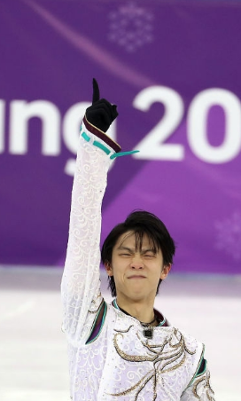 No. 1 at the Olympics again: Yuzuru Hanyu in 2018. (Getty Images)