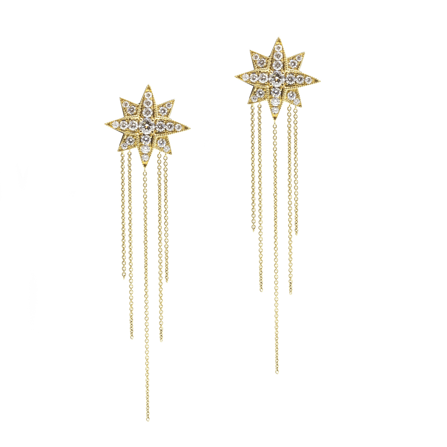 Stardust Shooting Star Earrings — Oliver Smith Jeweler