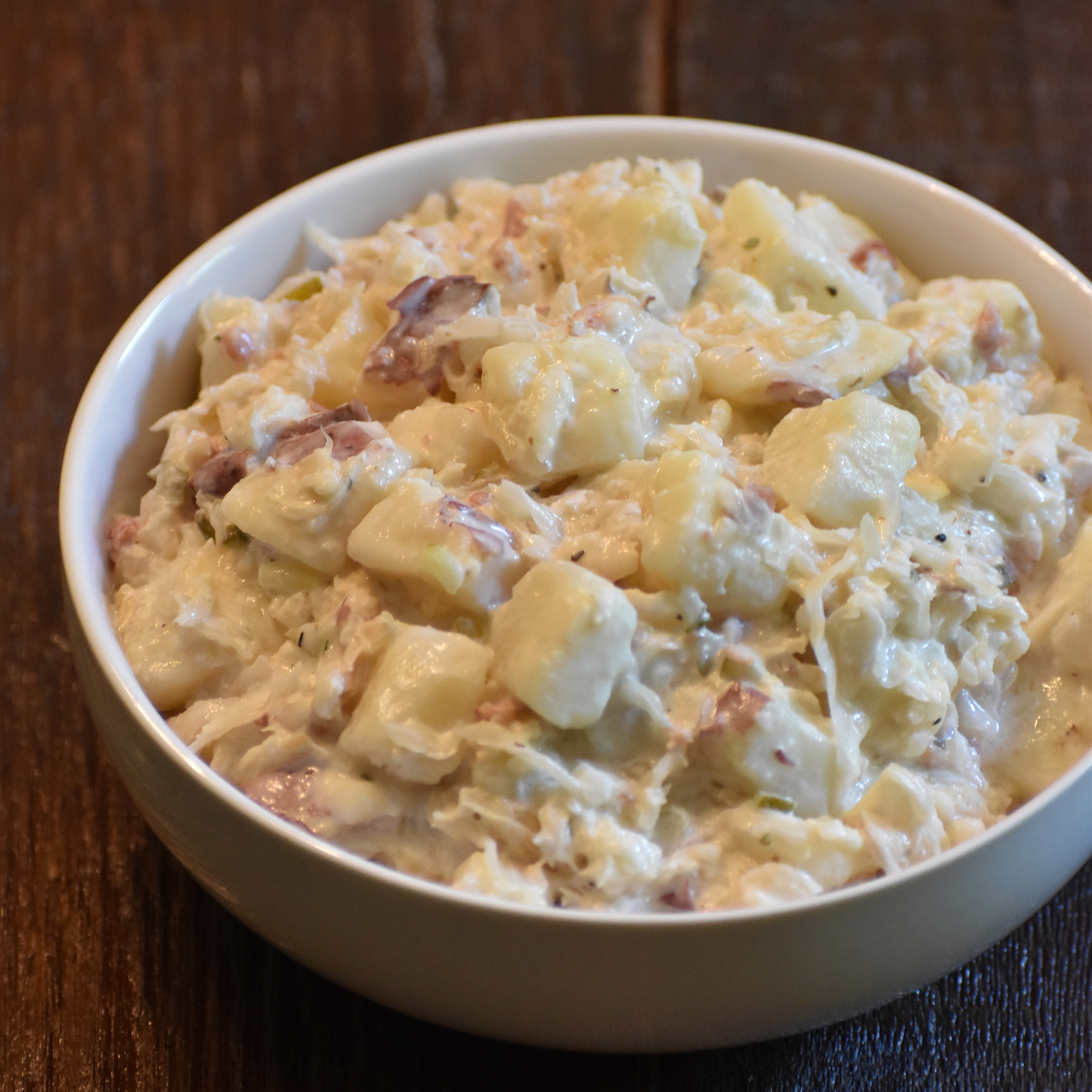 Sauerkraut Steakhouse Potato Salad — Mrs. Gerry's Kitchen | The Best in ...
