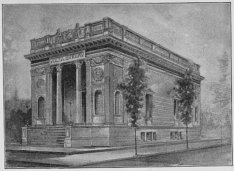  Early design of the Volta Bureau Building Courtesy Library of Congress 