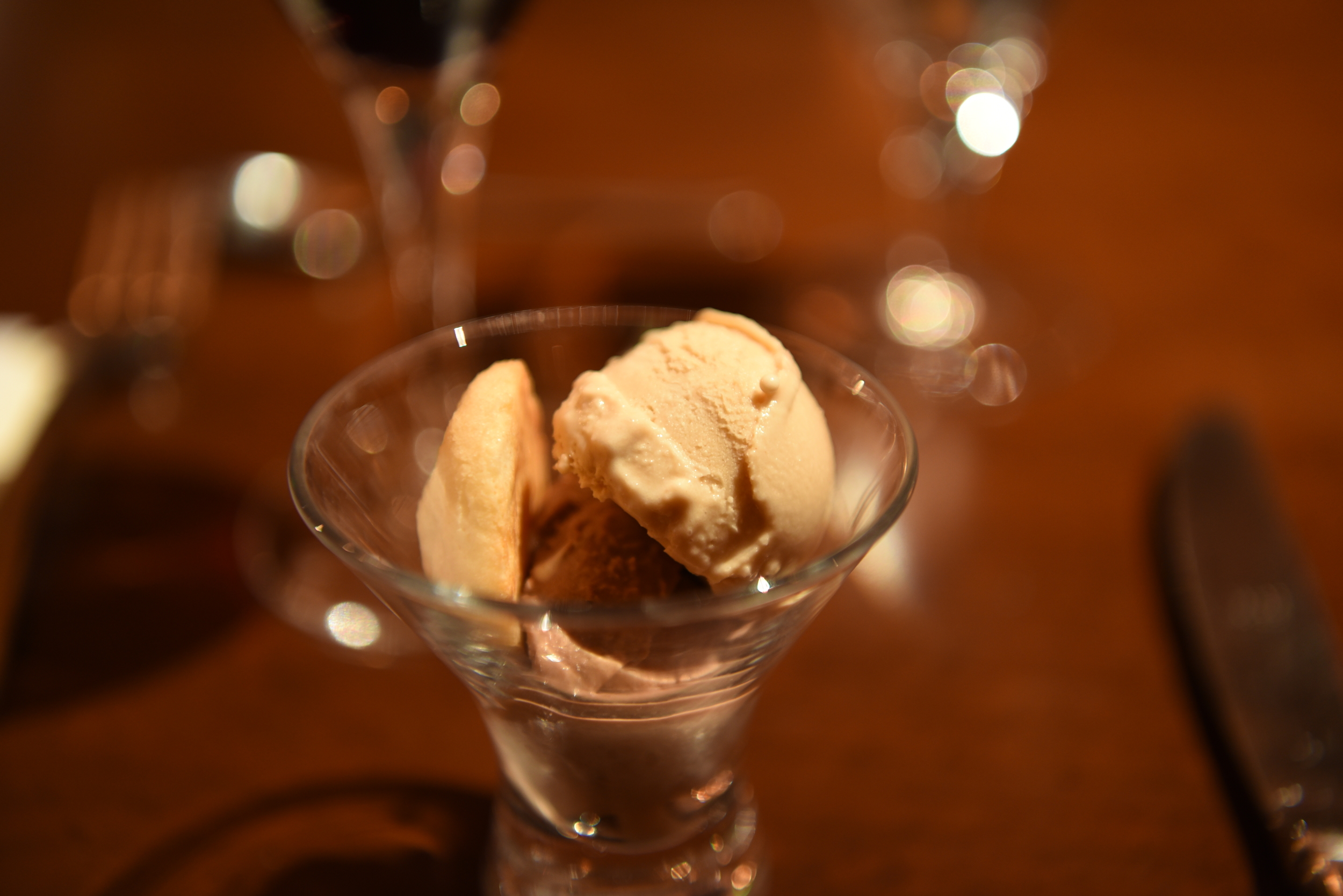 Coffee Gelato to pair with Amaretti cookies
