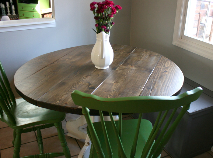 build a round top table by roots and wings furniture