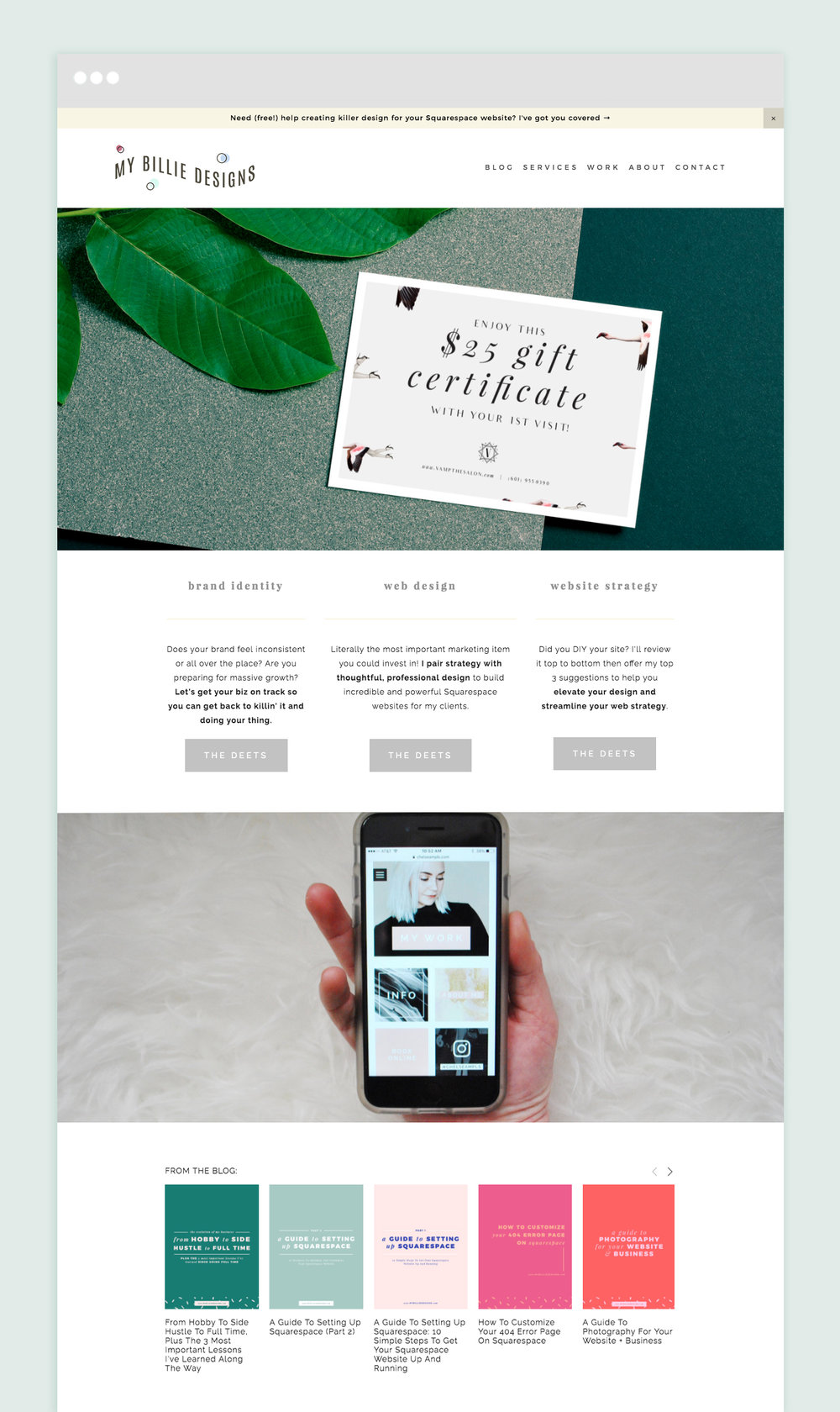 a complete guide to setting your blog up in squarespace — my billie