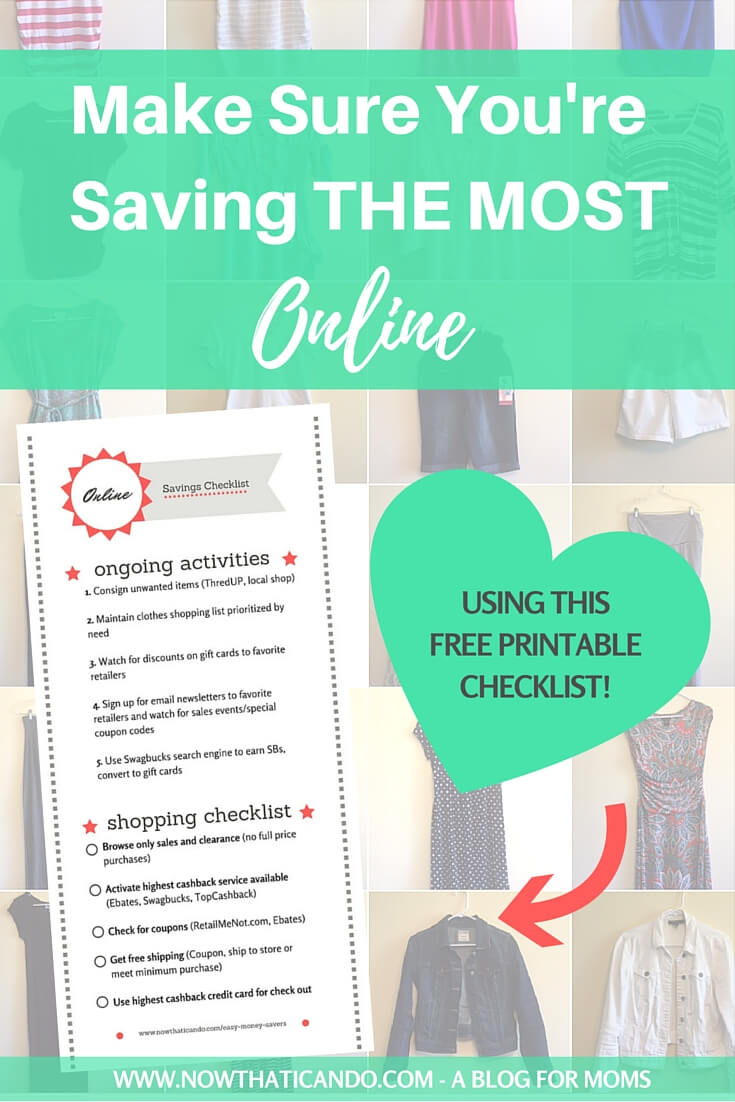 Styling on a Budget: How to Save Money on Clothes Shopping Online (+ Printable Checklist)