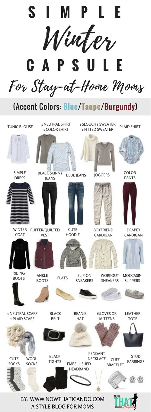 Winter Capsule Wardrobe for Stay at Home Moms