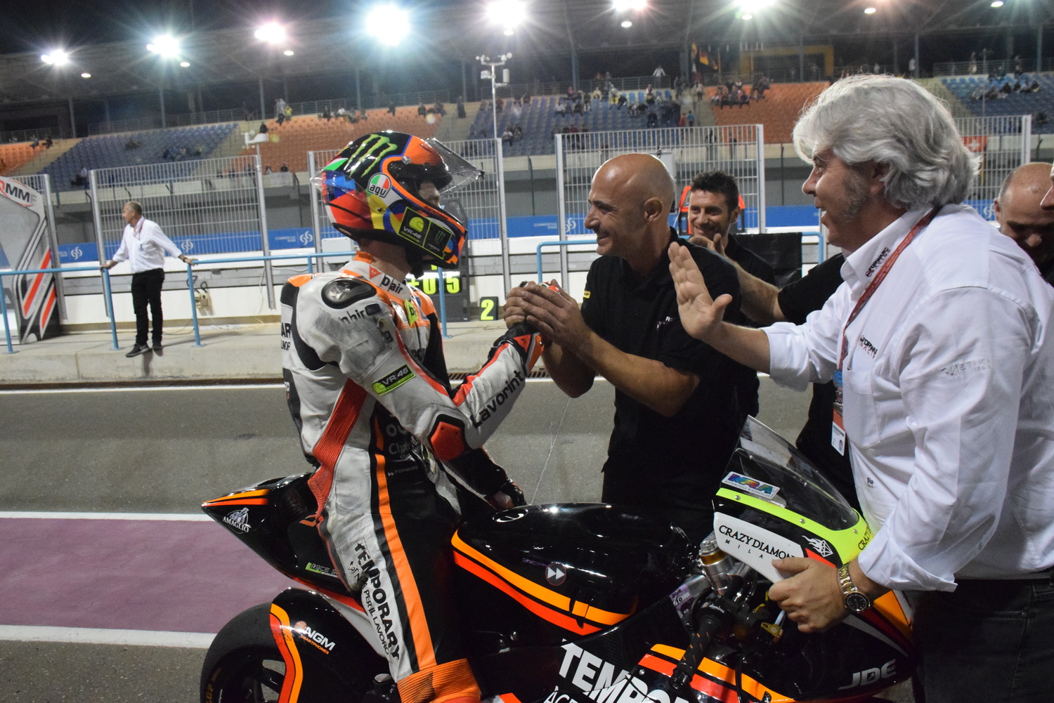 Luca Marini tenth after a superb debut