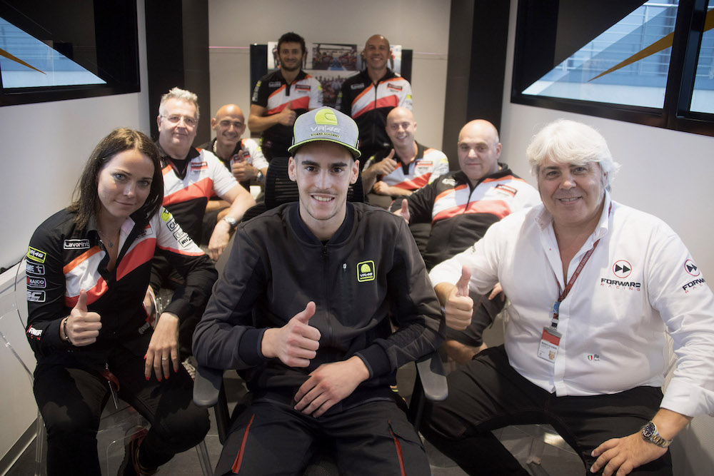 Forward Racing Team and Stefano Manzi together in 2018