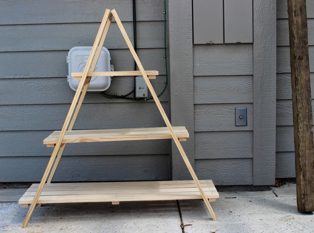 DIY A Frame Plant Stand — Chic Little House