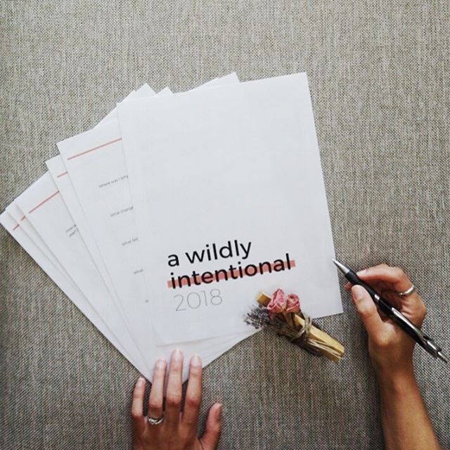 You down for some 2018 talk? 
_
Setting intentions is half the battle. We are rarely rewarded for our intentions alone. It’s only when those intentions are paired with action steps that our wildest ideas can be carried out + come alive. 
_
So I created these handy worksheets to help! 
_
What do you need to let go of next year? What do you want to model, represent or stand for in 2018? 
_
☝🏼 These are just a couple of the many questions I’m bringing to the forefront for you to answer. 
_
Download link is in my bio! Broken up into 3 sections (reflect, vision + action), let’s get wildly intentional shall we?