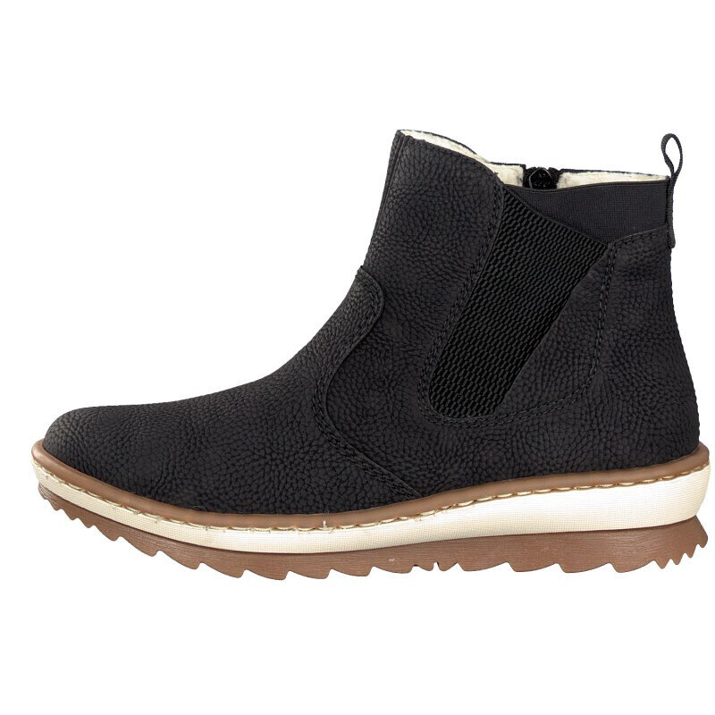 Rieker Black Ankle Boot — Heels \u0026 Wardrobe