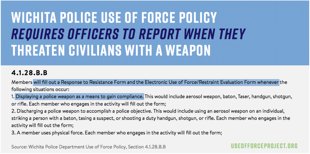 Use of force police when to report