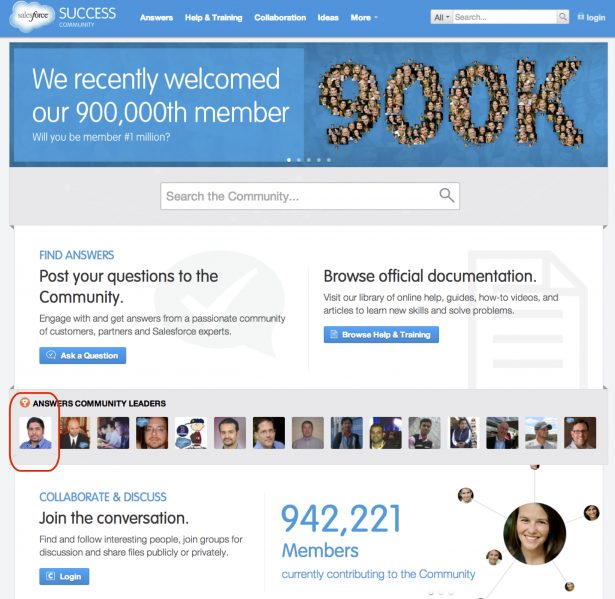 Screenshot of Salesforce.com