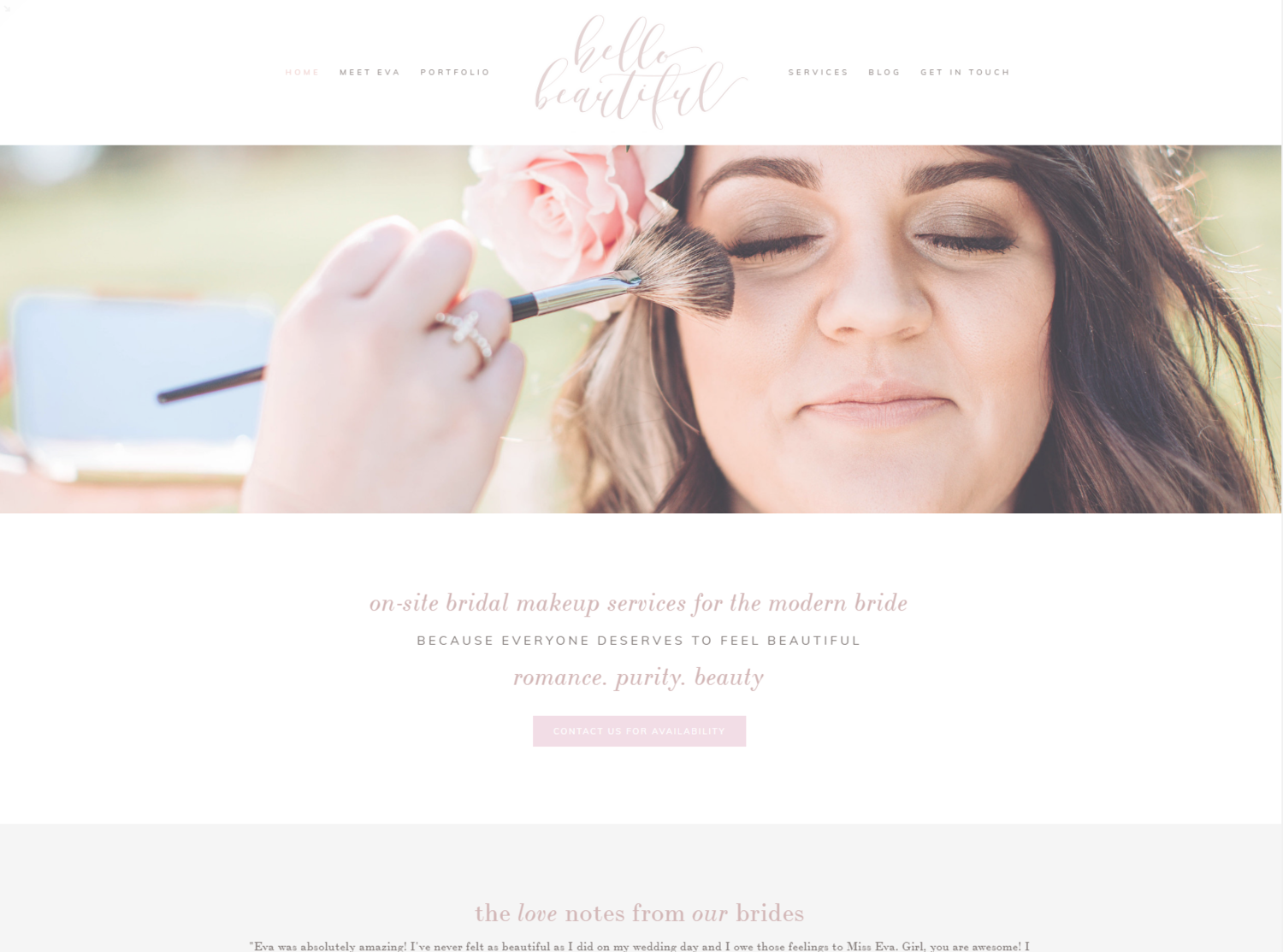 Launch | Hello Beautiful Bridal Services — Branding and Web Design by ...