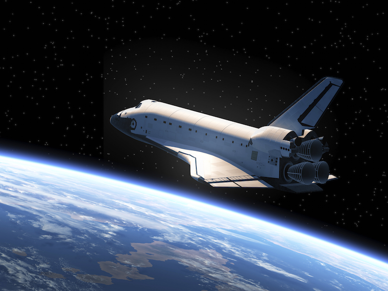 How long does it take a space shuttle to orbit the Earth?