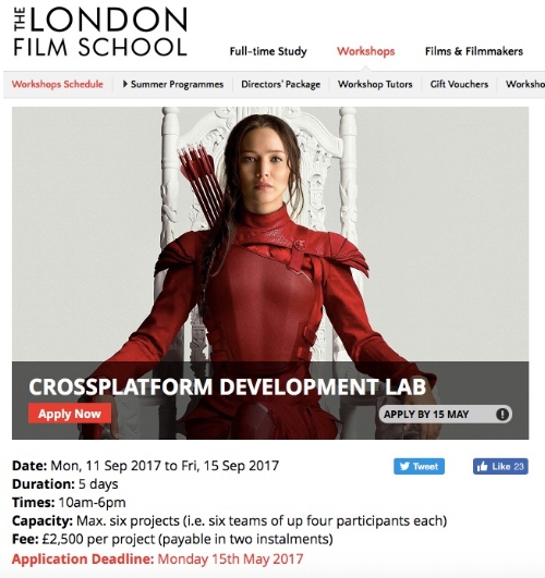 London Film School Application Deadline