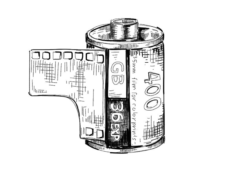 film canister drawing