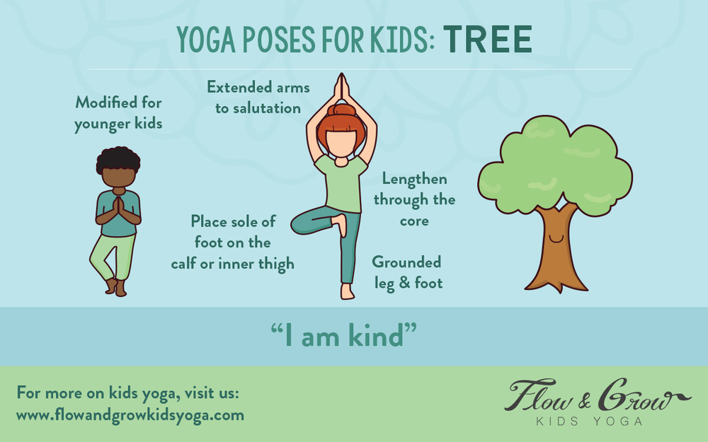 Image result for tree pose kids