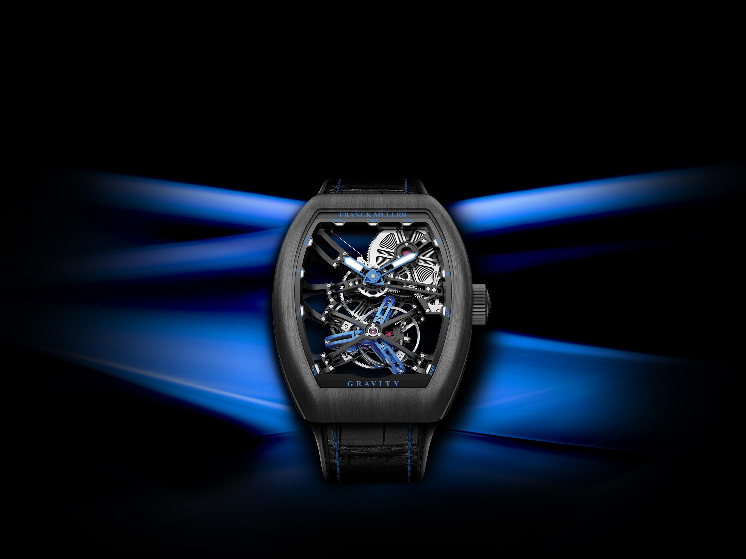 Franck Muller Franck Muller Conquistador 8005SCD Genuine Diamond Men's Watch Self-Winding Silver
