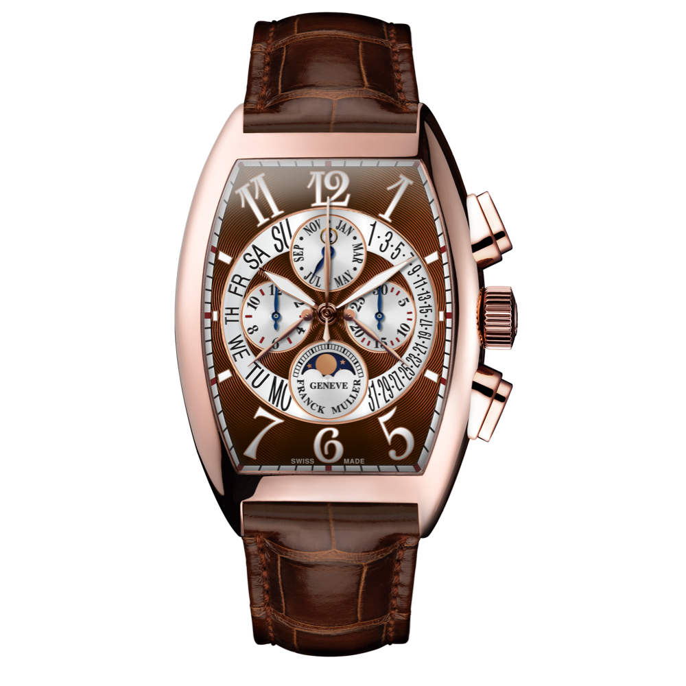 Franck Muller Franck Muller Tonokervex Crazy Hours 5850CH REL 5N Silver Dial New Watch Men's Watch