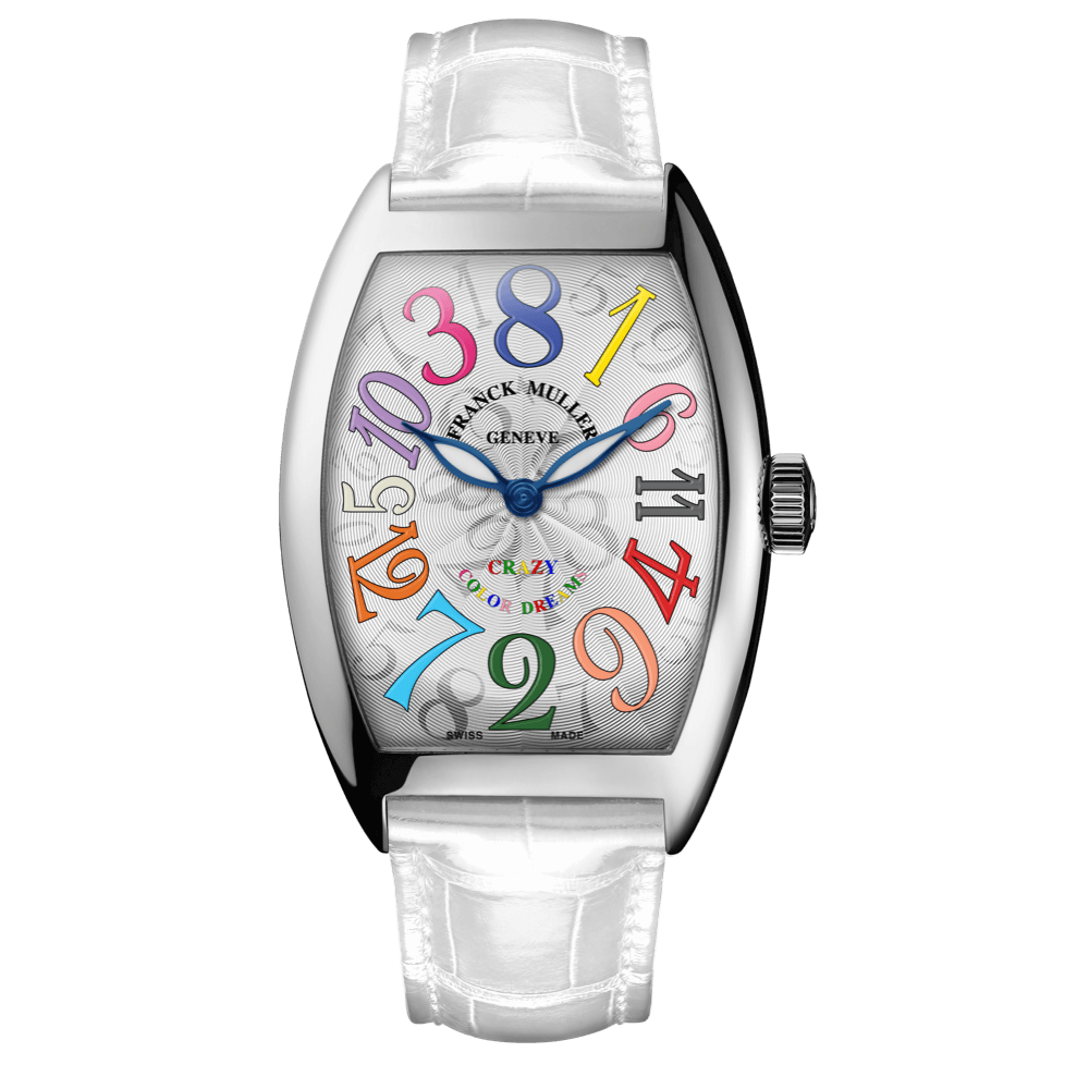Franck Muller Franck Muller Long Island Color Dream 902QZ COL DRM Silver Dial Used Watches Ladies