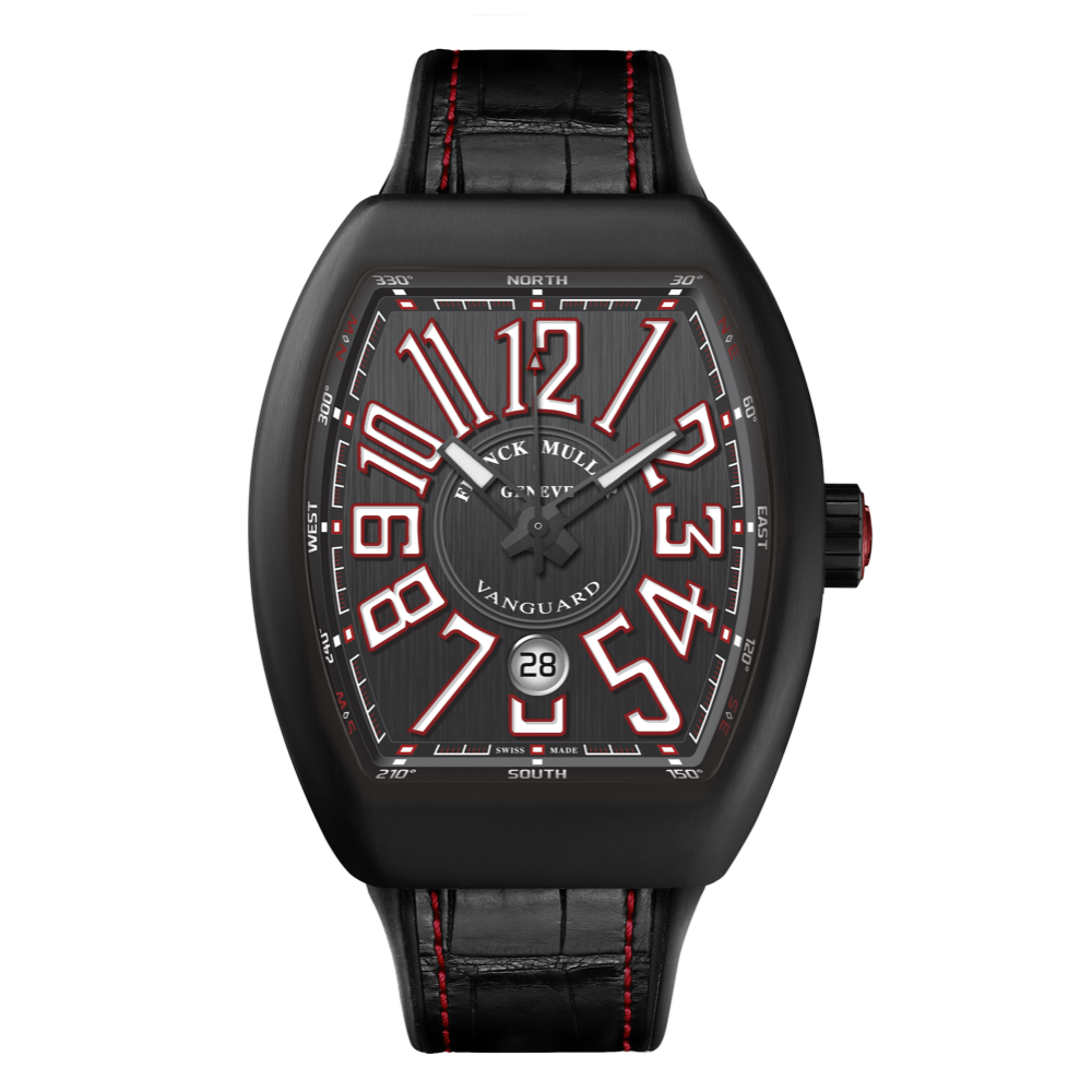 Franck Muller Franck Muller Long Island 900QZ Black Dial Used Watches Ladies
