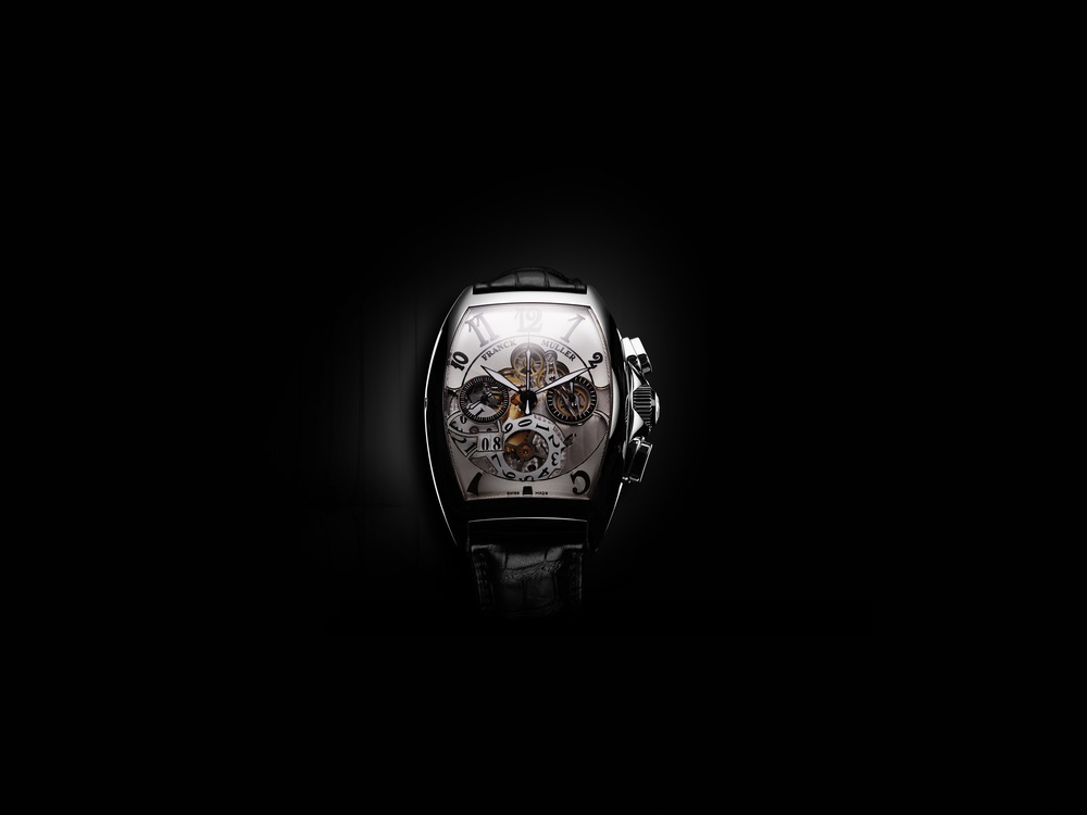 Franck Muller Franck Muller Casablanca Luna 7880CL Black Dial Used Watch Men's Watches