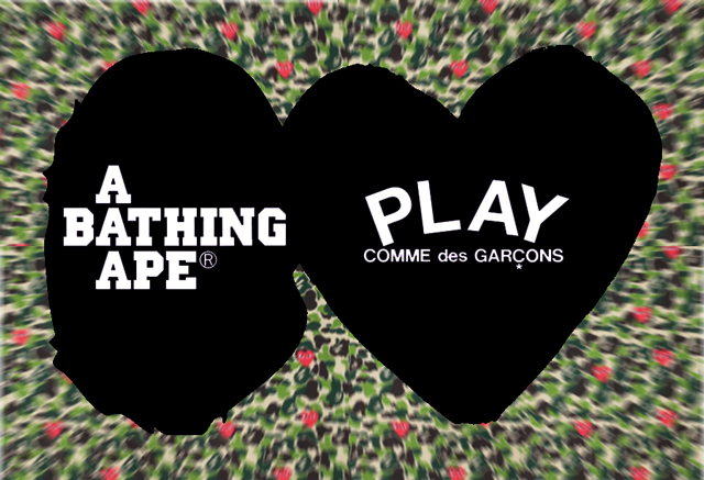Bape x Comme des Garcons PLAY Spring 2012 Capsule Collection — SOLIFESTYLE®