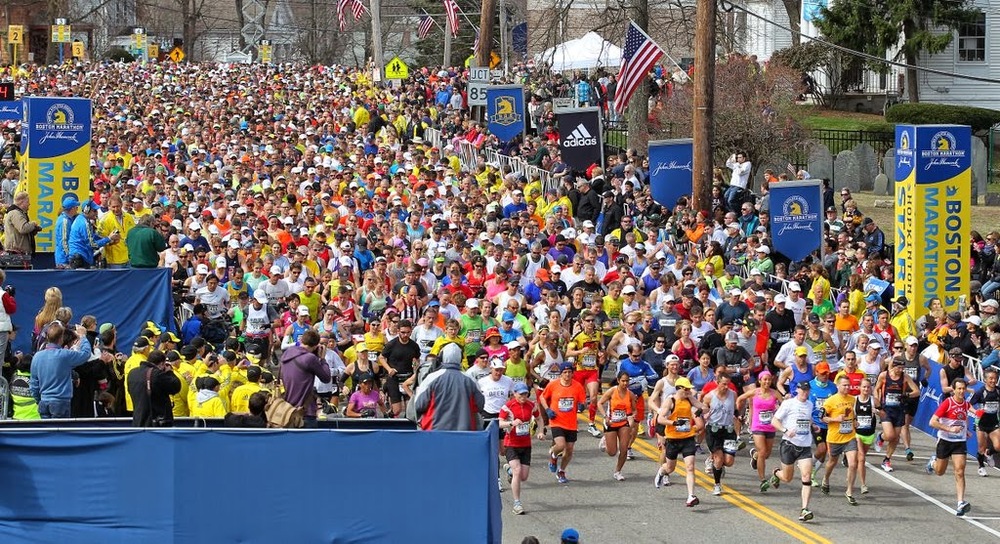 Boston Marathon start line