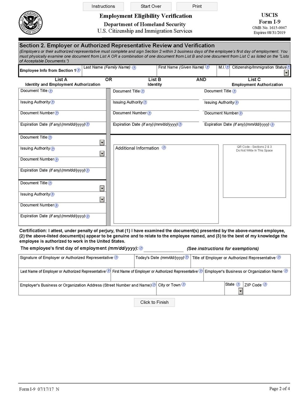 I9 Fillable Form Download Printable Forms Free Online