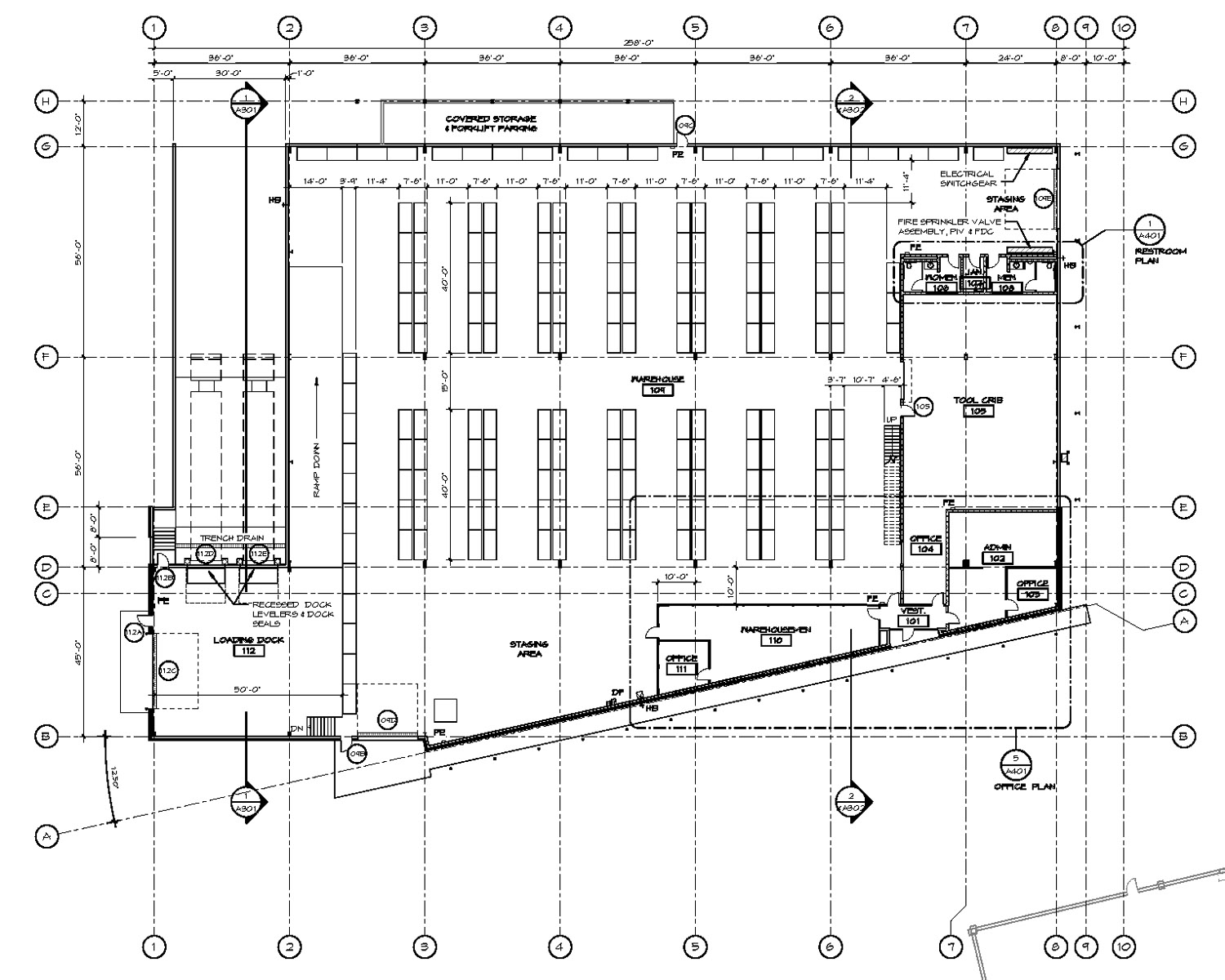 Warehouse Floor Plans With Elevations