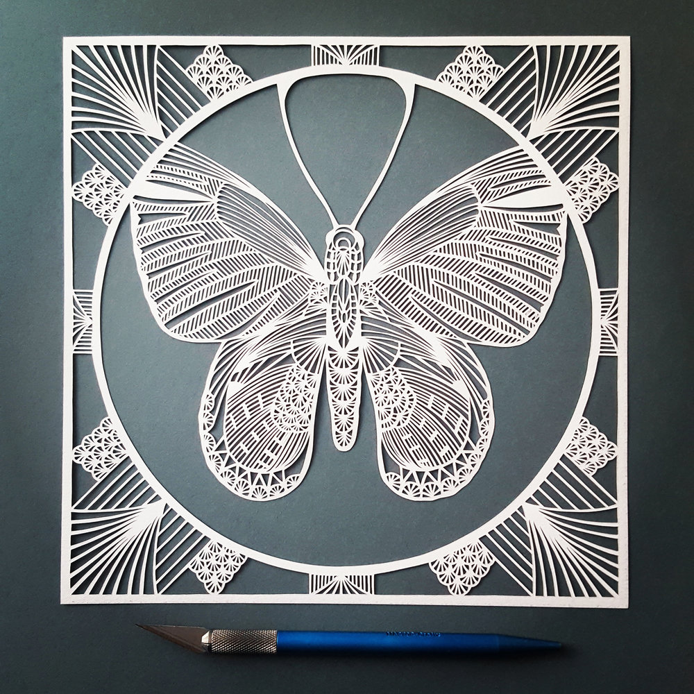 Papillon Paper Cut