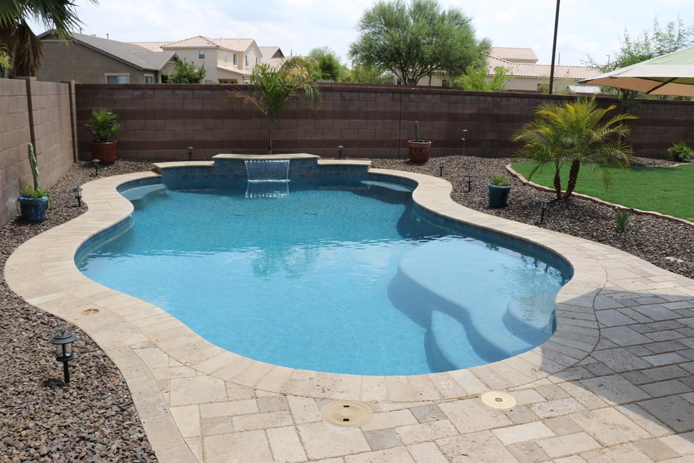 Simple Backyards — Presidential Pools, Spas  Patio of Arizona