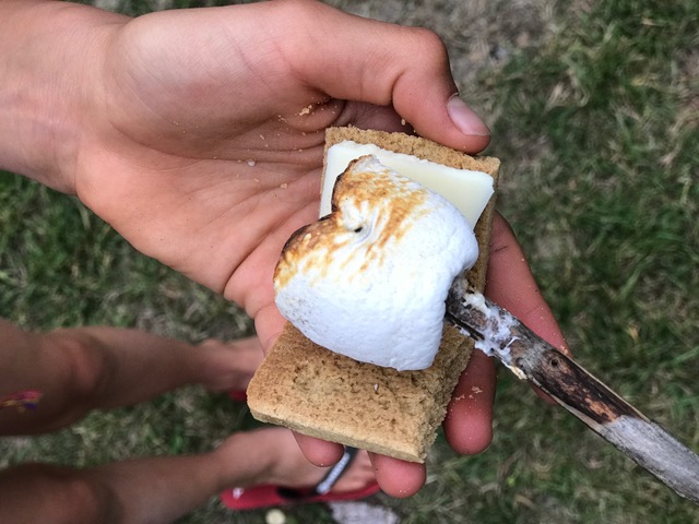 S’Mores making.