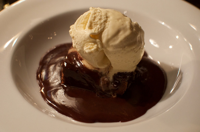Chocolate brownie at the Ship Tavern - review