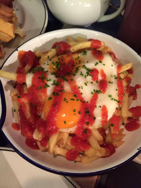 Breakfast fries at Dirty Bones, Kensington