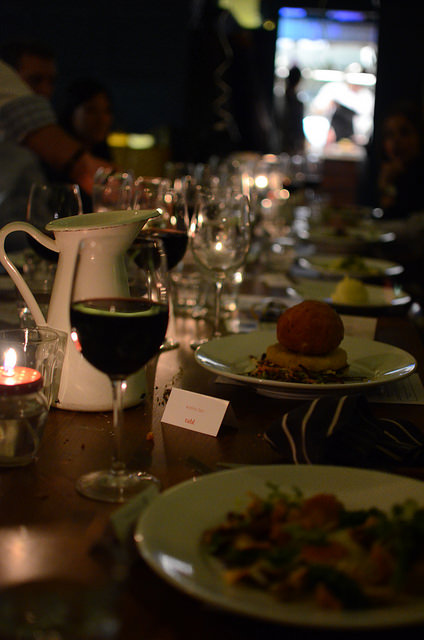 Main courses at tabl event